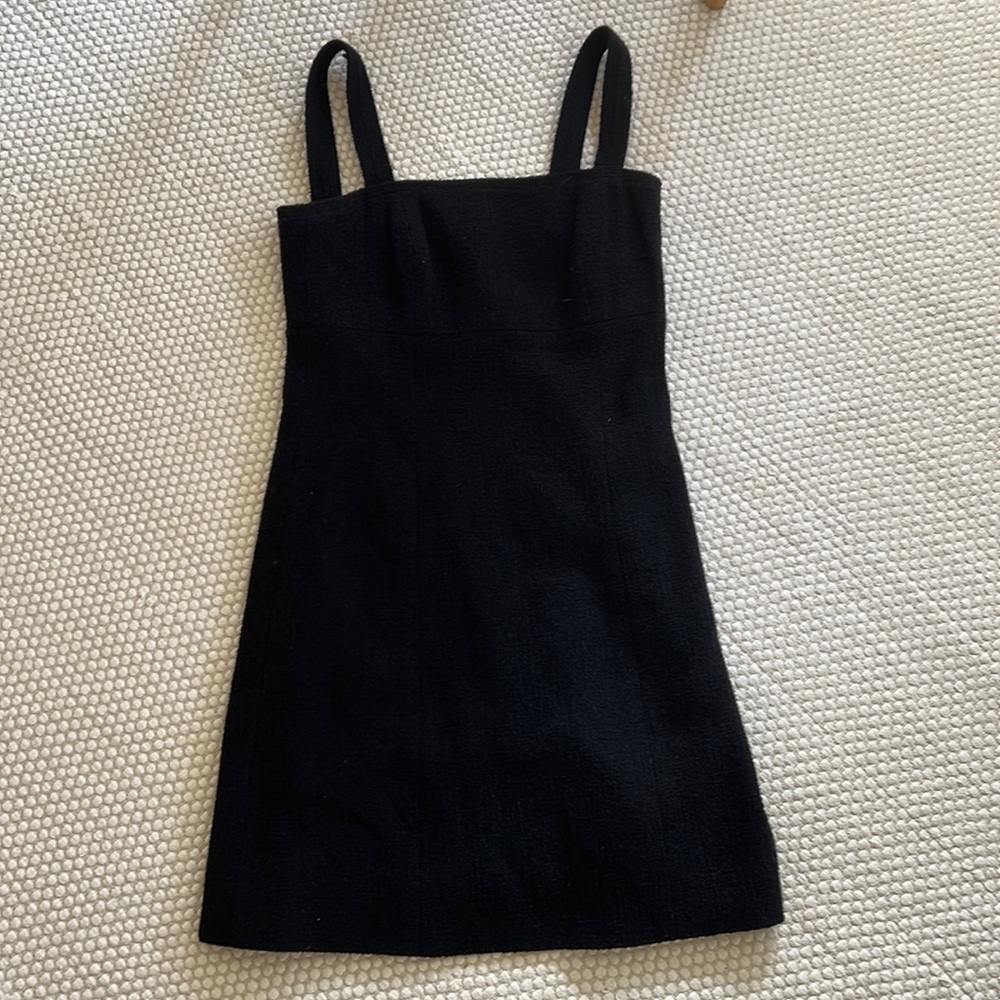 Chanel vintage black shift dress